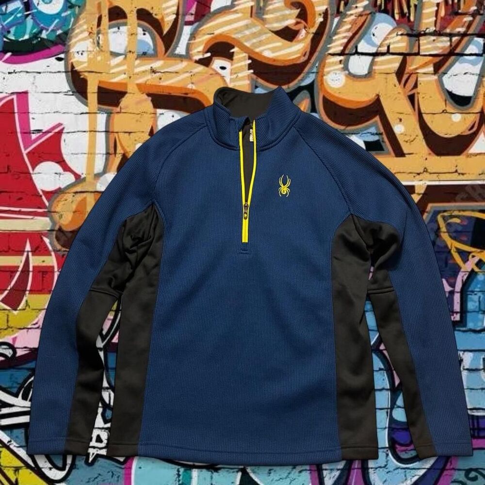 Spyder Men's Navy and Blue Jacket